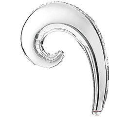 14" SC  Kurly Wave Silver -Flat