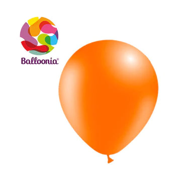 Balloonia 12" Balloon Pastel Latex Orange 50CT