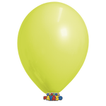 Globos Payaso 5in Balloon Pastel Yellow 100ct