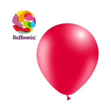 Balloonia 5" Balloon Pastel Latex Red 100CT