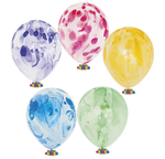 Globos Payaso 12in Balloon Unicolor Assorted 50ct