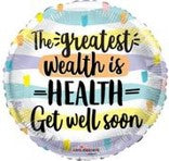 18" BV Wealth Is Health - Flat